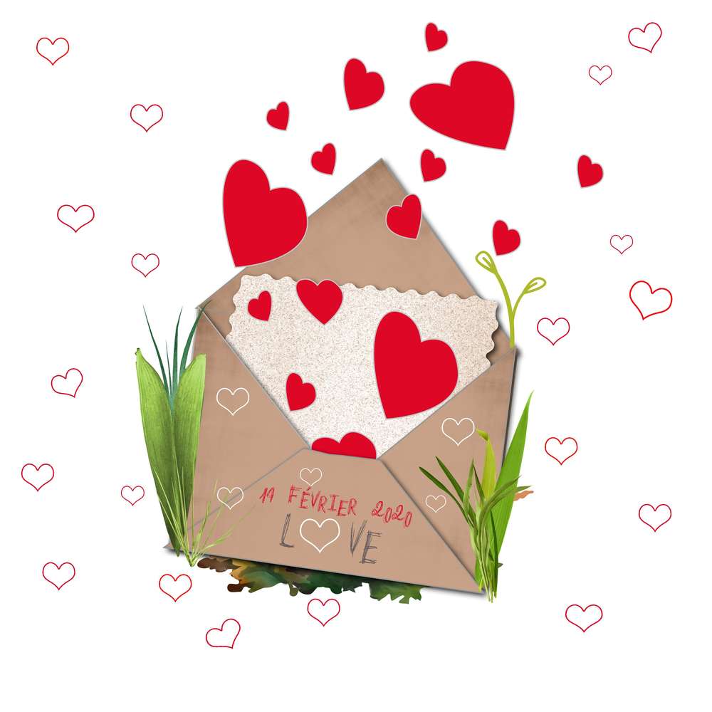 Carte Saint Valentin