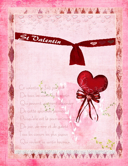 Carte st valentin