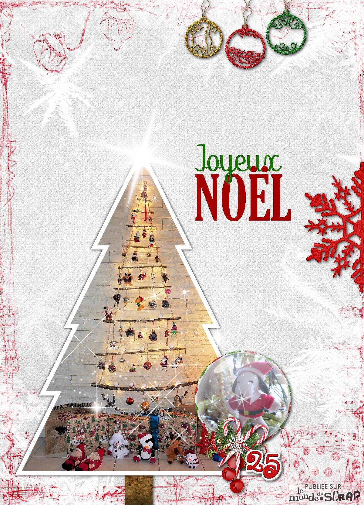 Carte voeux Noël