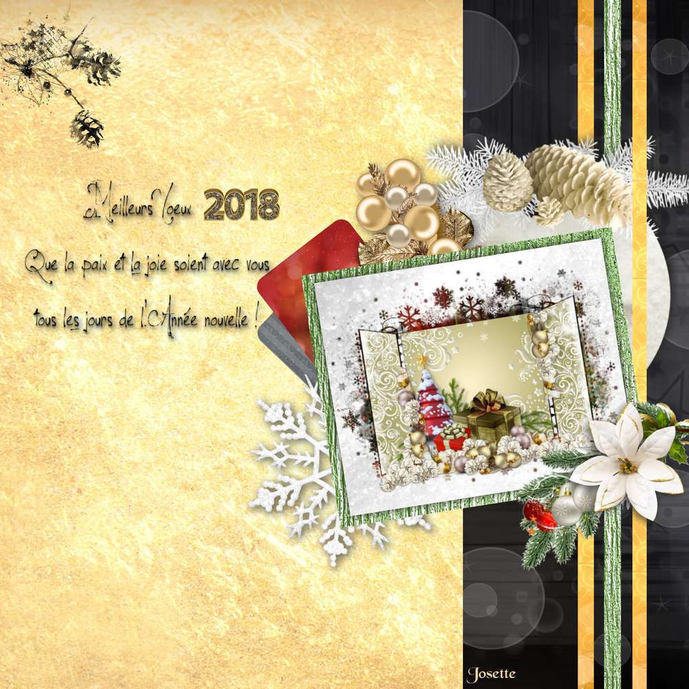 carte voeux pour 2018