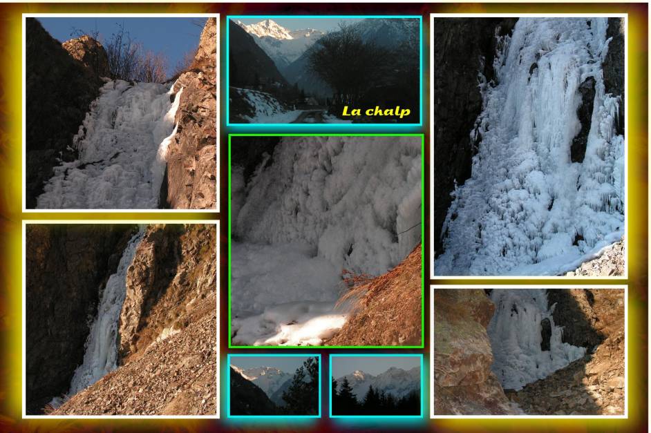 Cascade gelée