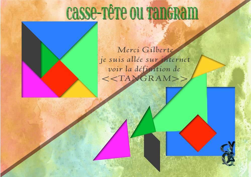 Casse-tete ou tangram