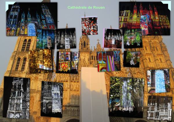 cathédrale de Rouen illuminer
