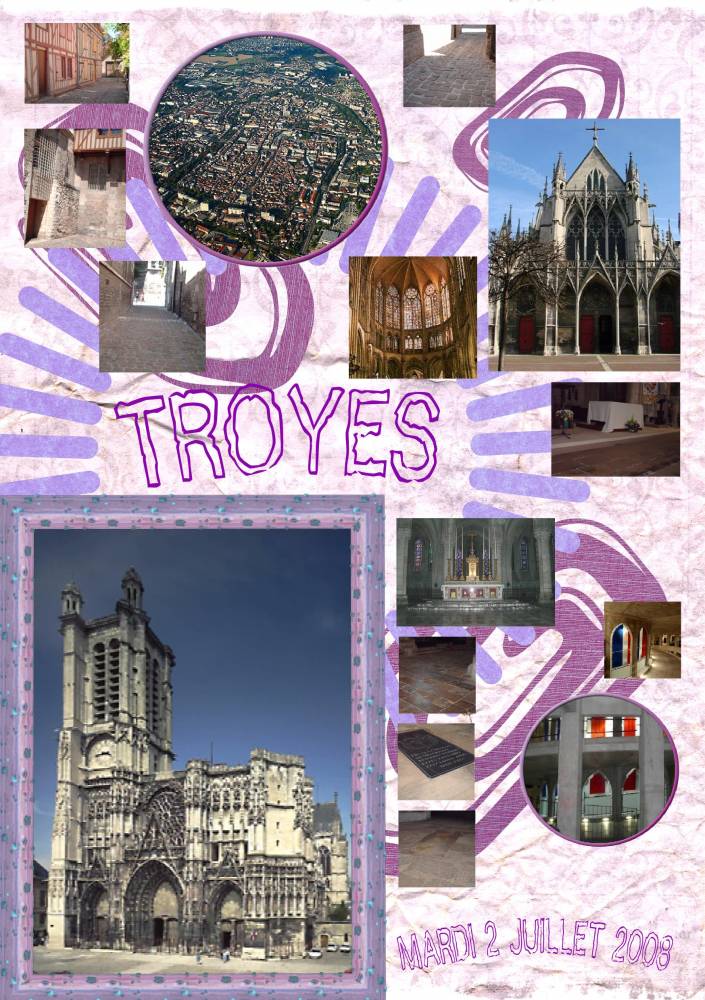 Cathedrale et ville de Troyes