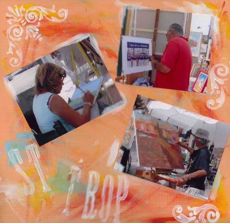 Célèbres peintres de St Tropez