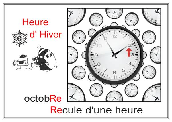 C'EST BIENTOT L'HEURE D'HIVER