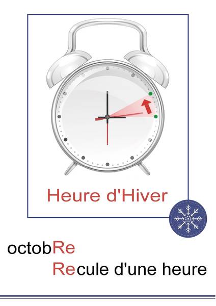 C'EST BIENTOT L'HEURE D'HIVER
