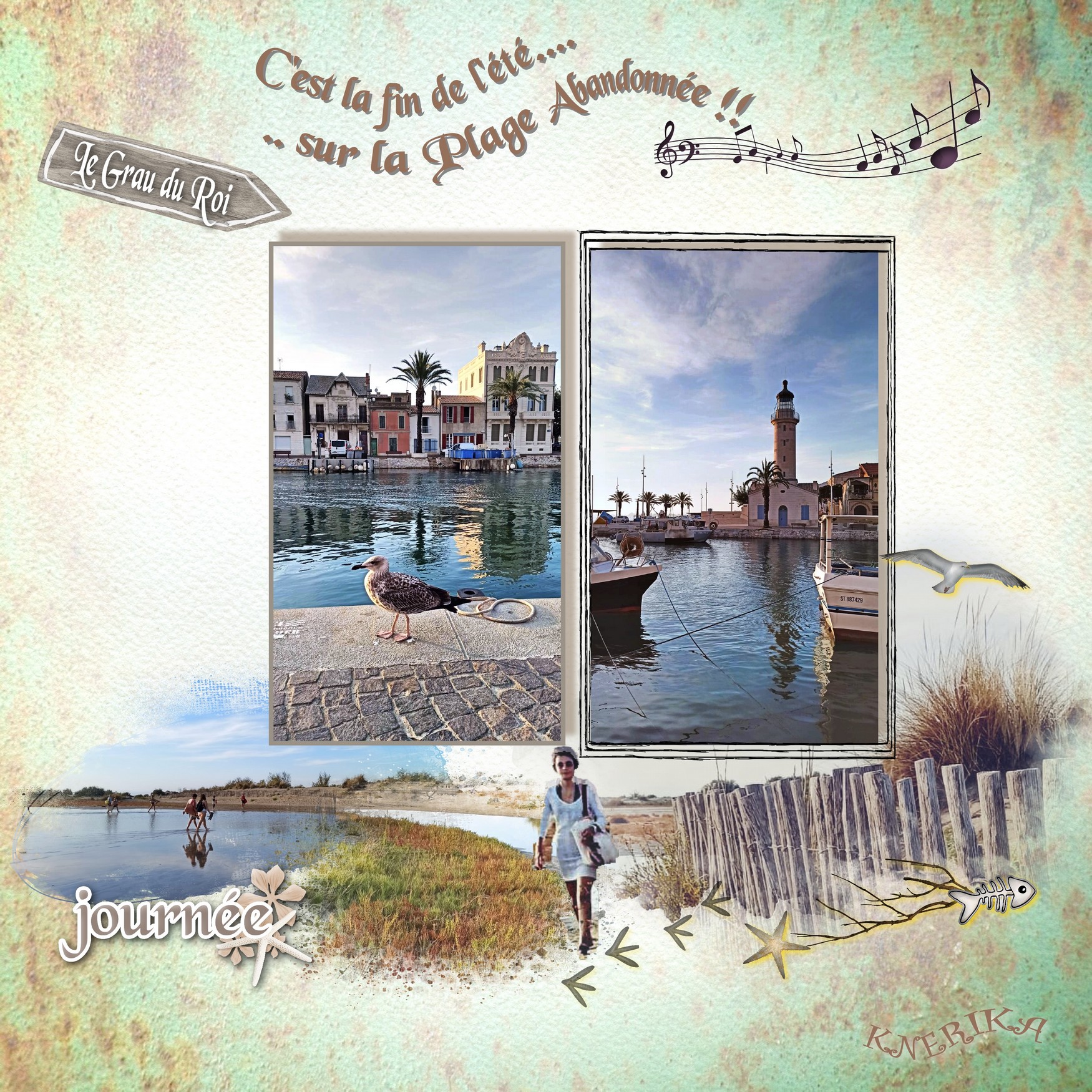 c'est la fin de l'été au Grau du roi. jpg