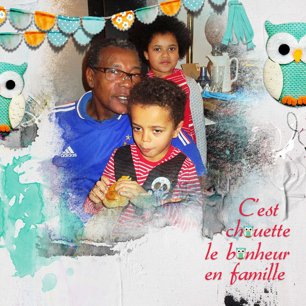 c'est "chouette" le bonheur en famille !