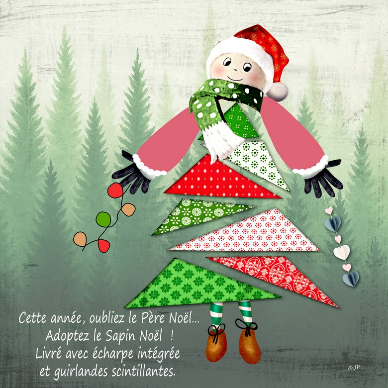 cette année le sapin se déguise en père noël