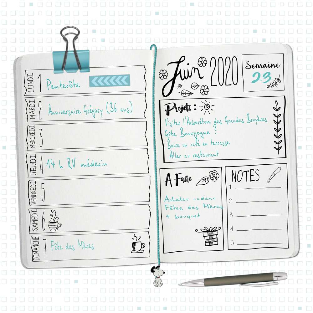 Challenge agenda Gilberte