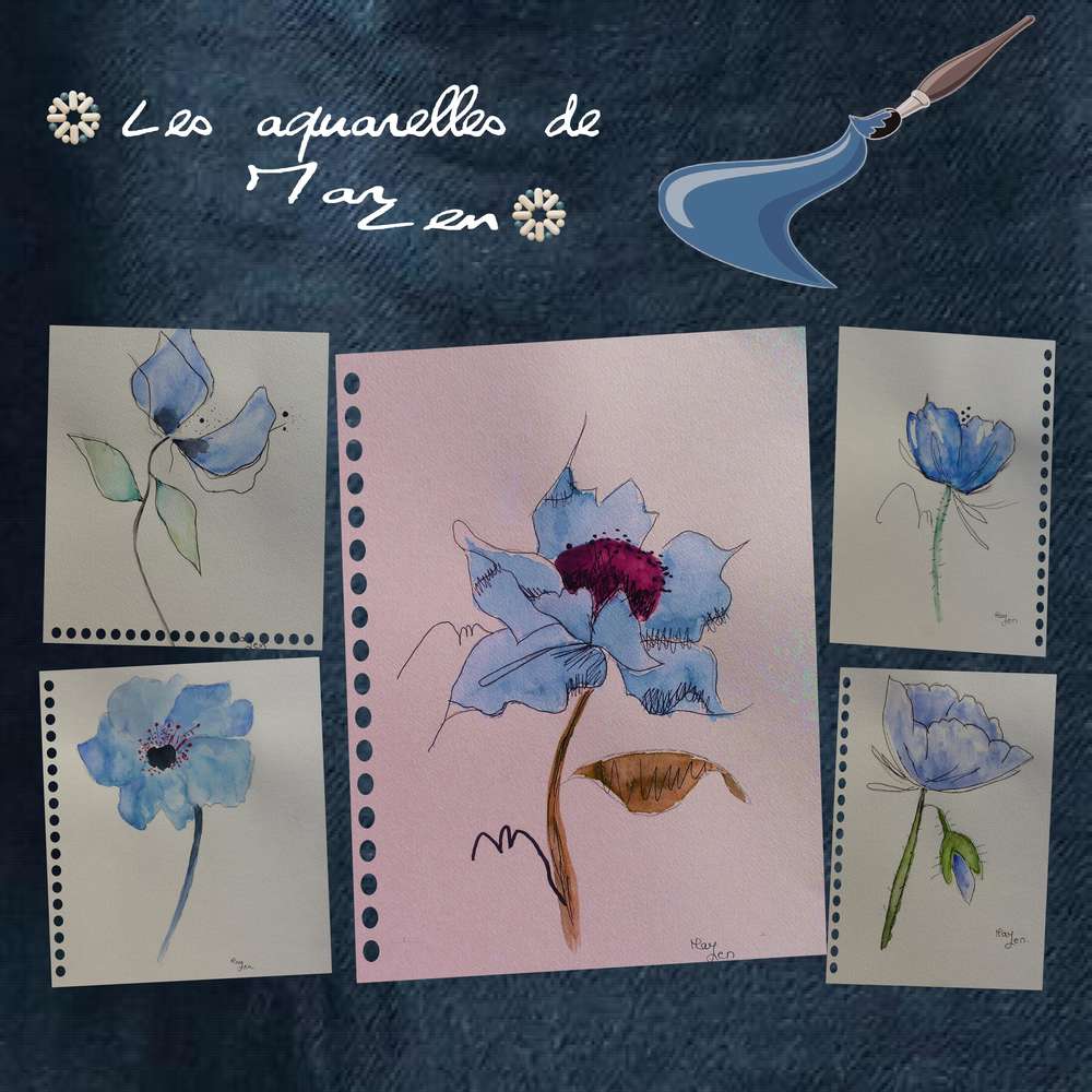 challenge arc en ciel : bleu