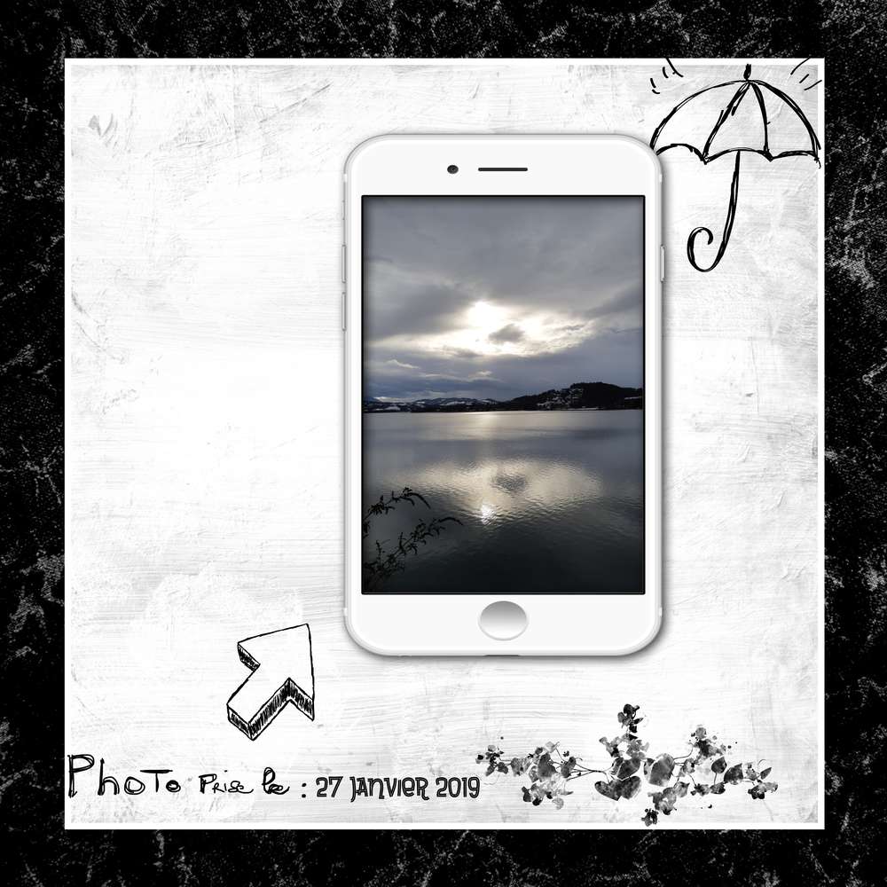 challenge arc en ciel noir et blanc