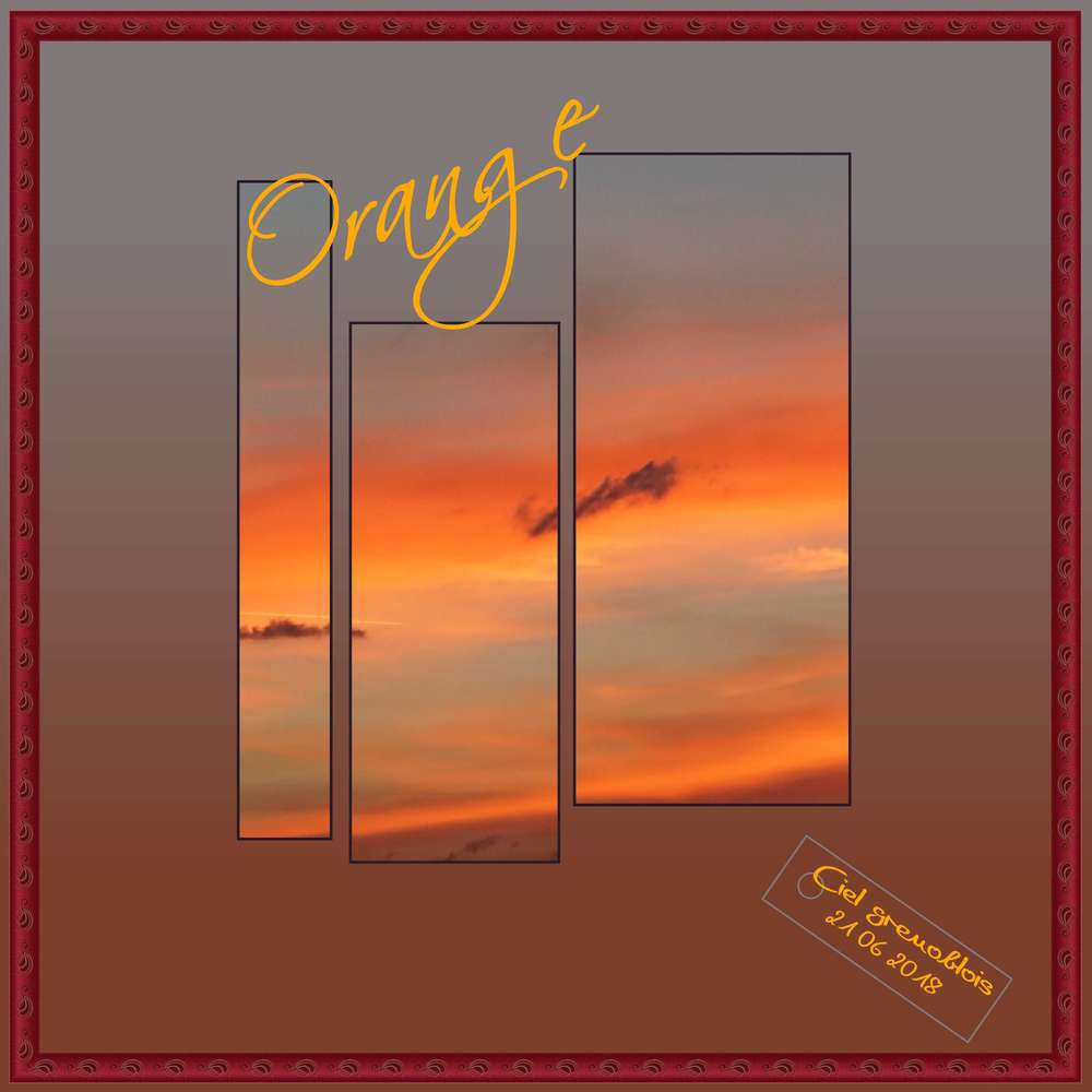 Challenge arc en ciel orange 2