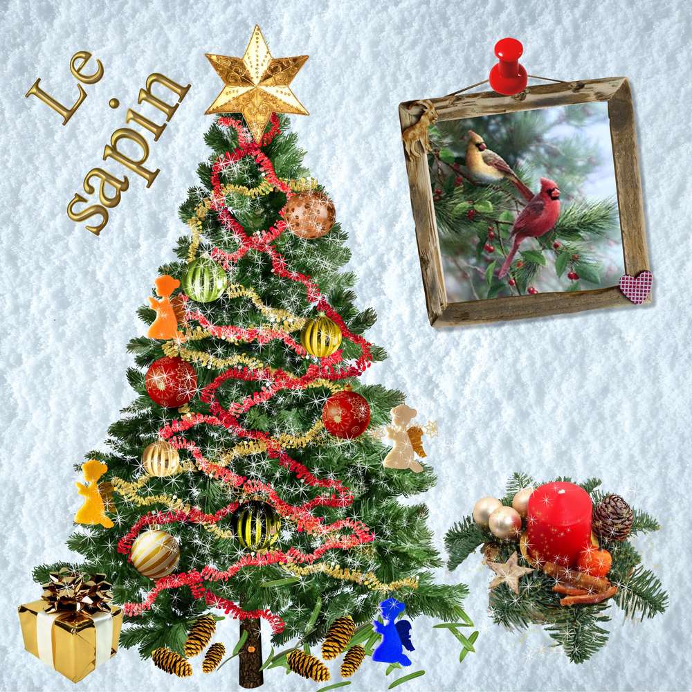 challenge  calendrier de l'avant  sapin