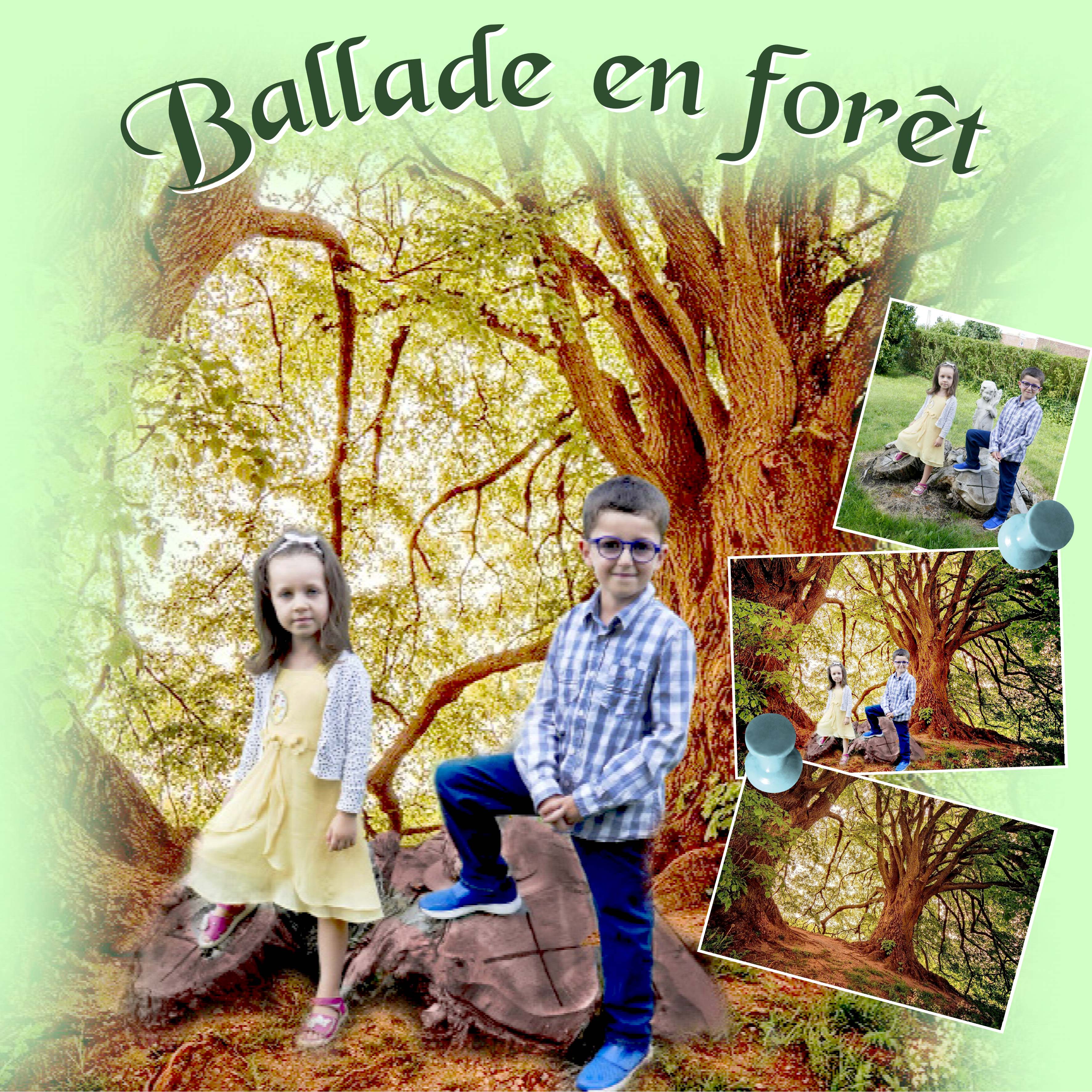 Challenge création Marie Rose - Ballade en Forêt