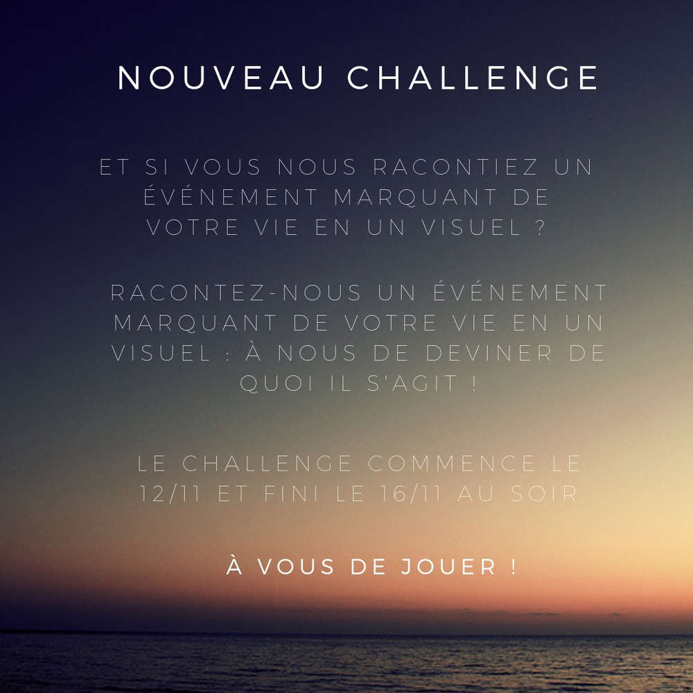 Challenge de la semaine du 12/11