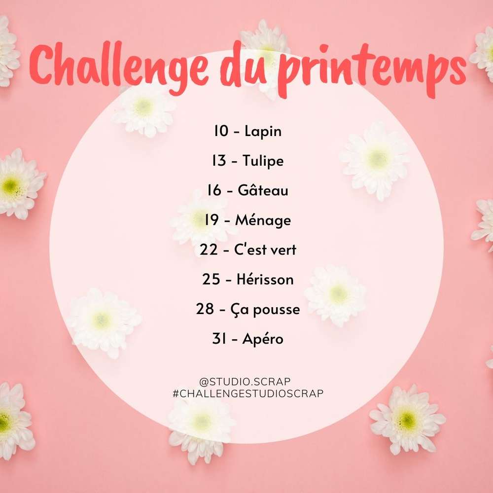 Challenge de printemps