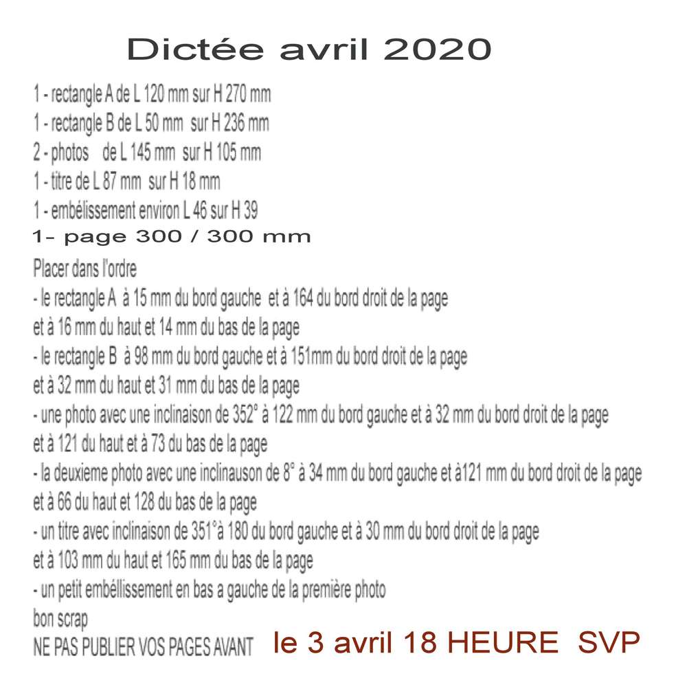 challenge dictée