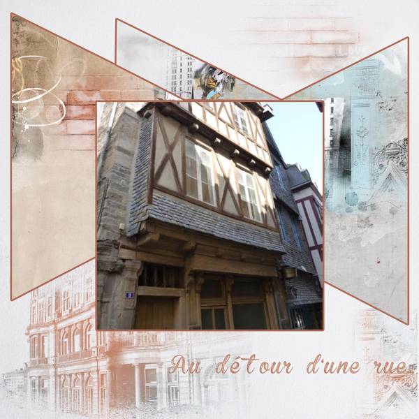 Challenge Gilberte - scraplift template