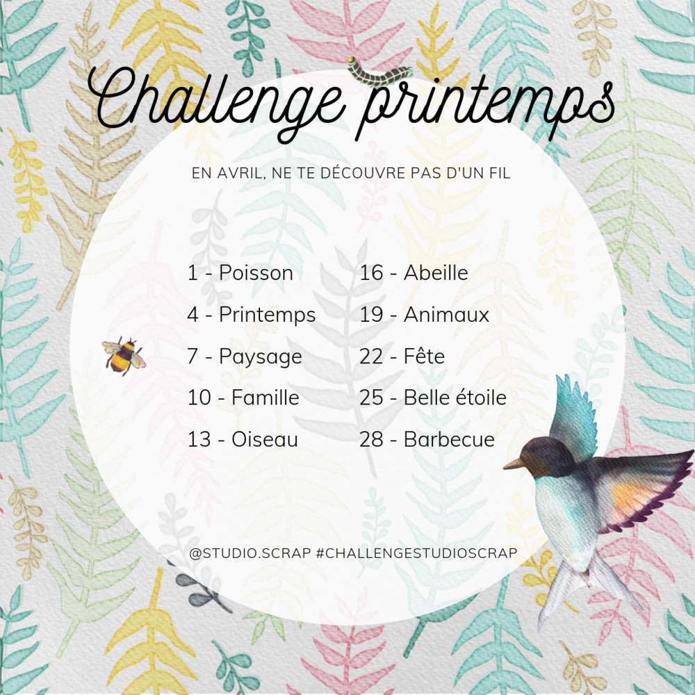 Challenge printemps