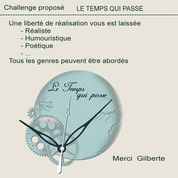 CHALLENGE PROPOSE - LE TEMPS QUI PASSE