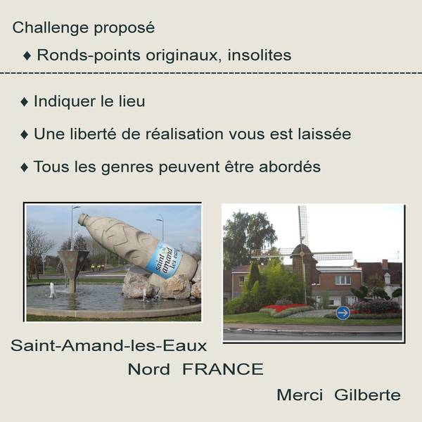 CHALLENGE -- RONDS-POINTS ORIGINAUX - INSOLITES