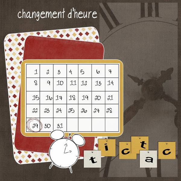 changement d'heure....