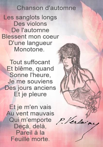 CHANSON D'AUTOMNE - PAUL VERLAINE