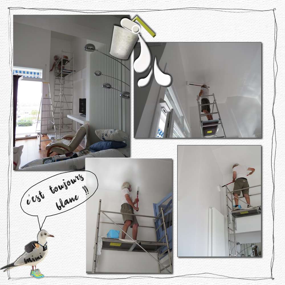 chantier peinture...