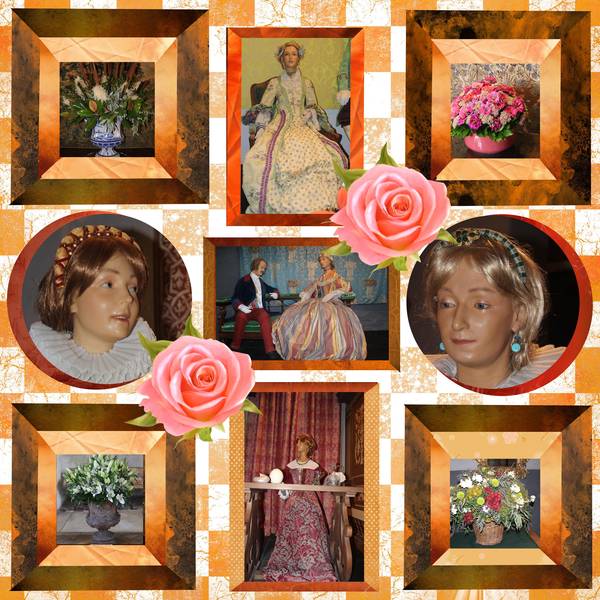 Chateau de chenonceau ( fleurs et musée de cire )