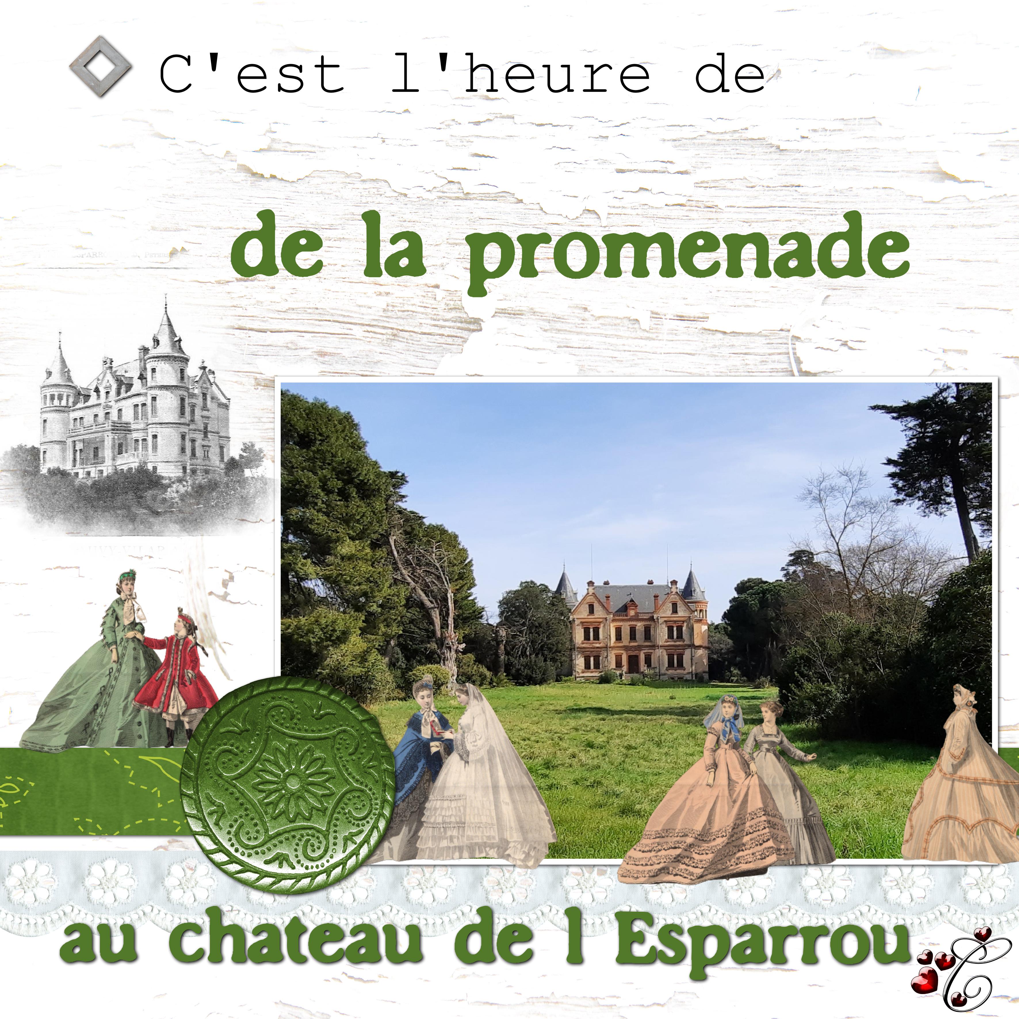 chateau de l'esparrou à Canet en Roussillon  1875