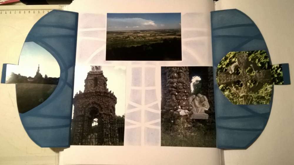 chemin de croix et vue sur la vallée, page ouverte
