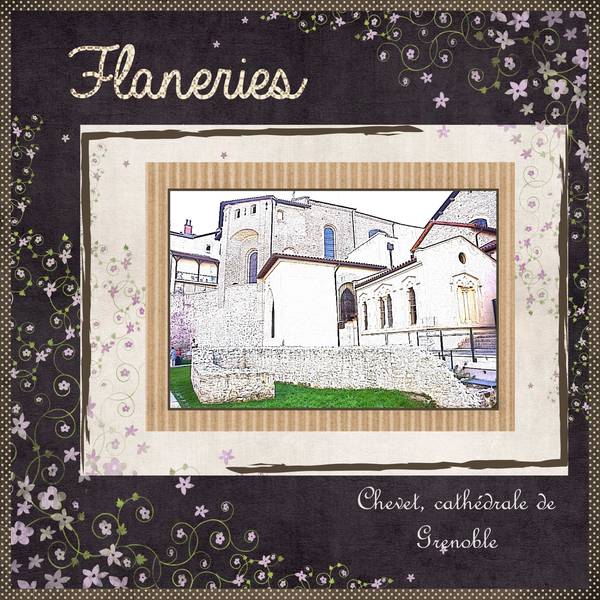 Chevet cathédrale de Grenoble