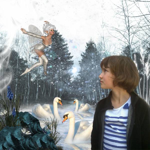 Chloé au lac des cygnes