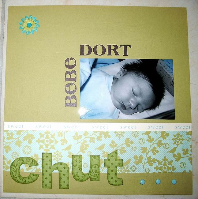 chut, bébé dort