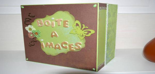 coffre à photos 22x22x16 cm aprés