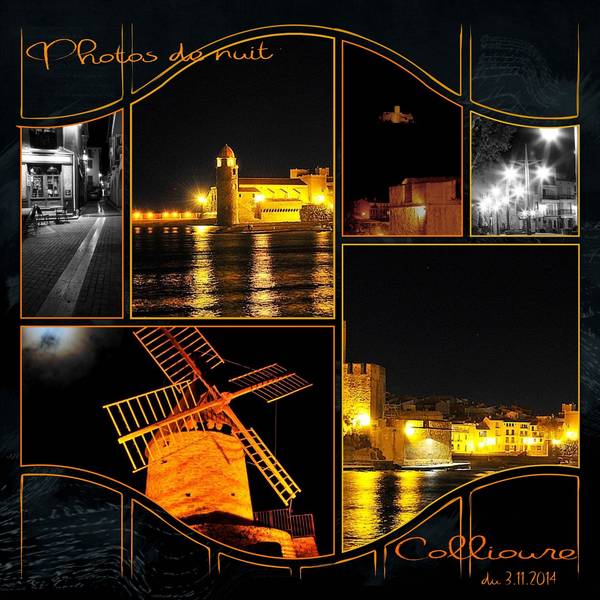 Collioure de nuit