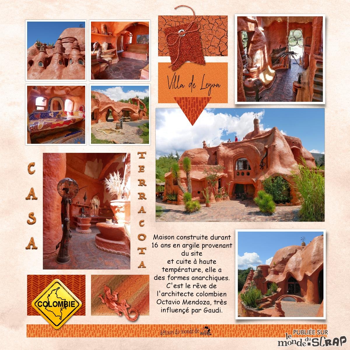 Colombie - Casa terracota - Villa de Leyva