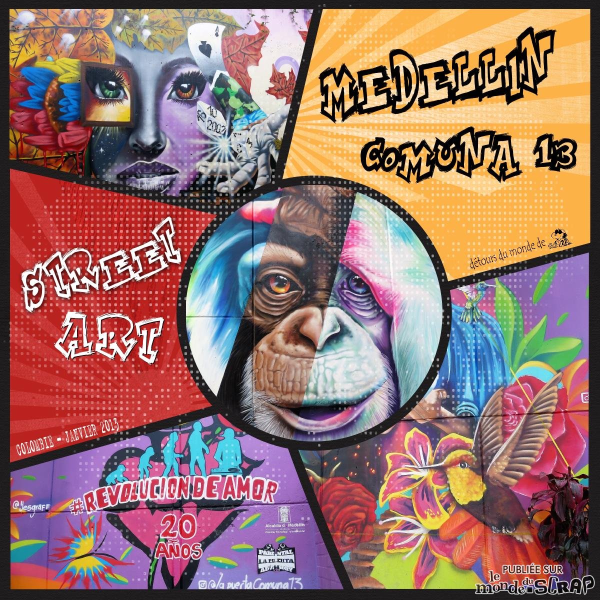 Colombie - Medellin street art