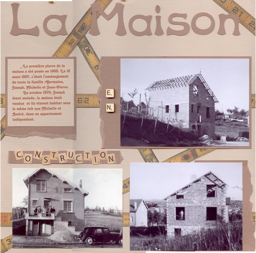 Maquette Vintage 1950 - Maison D’une Pièce à Construire Soi-même - Modèle Facile - NEUF