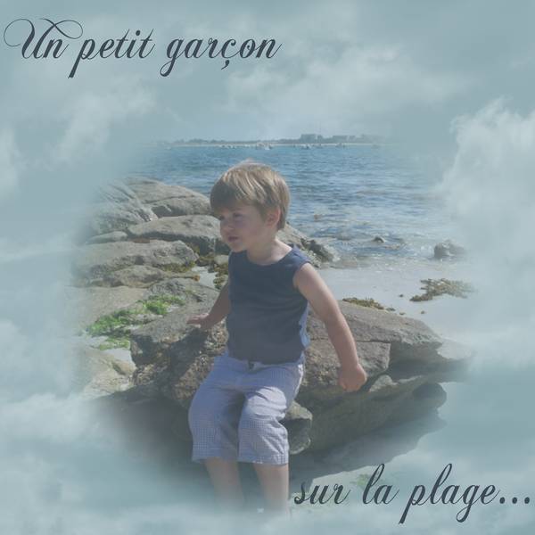 Contours flous  entre une photo et un fond