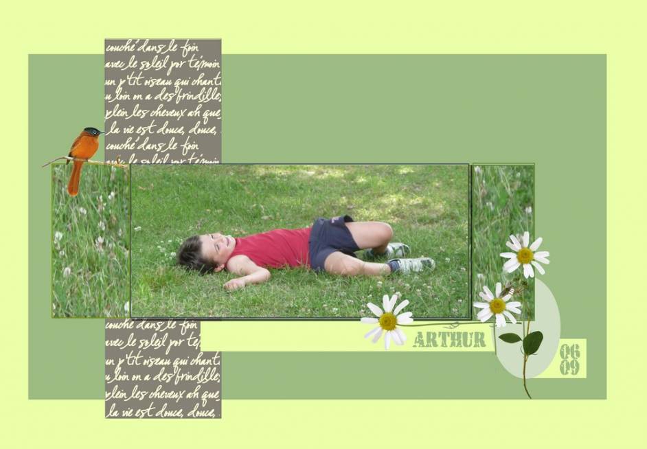 Couché dans le foin ...