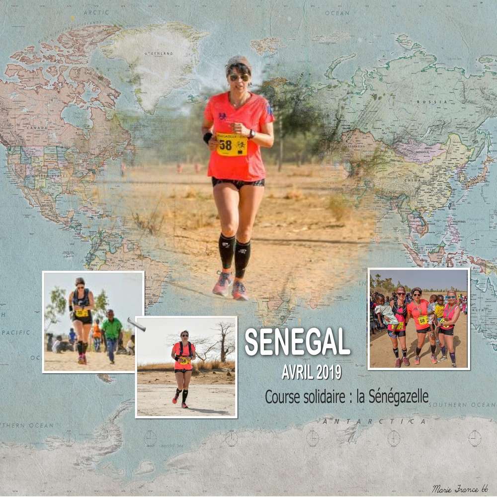 COURIR DANS LE DESERT SENEGALAIS