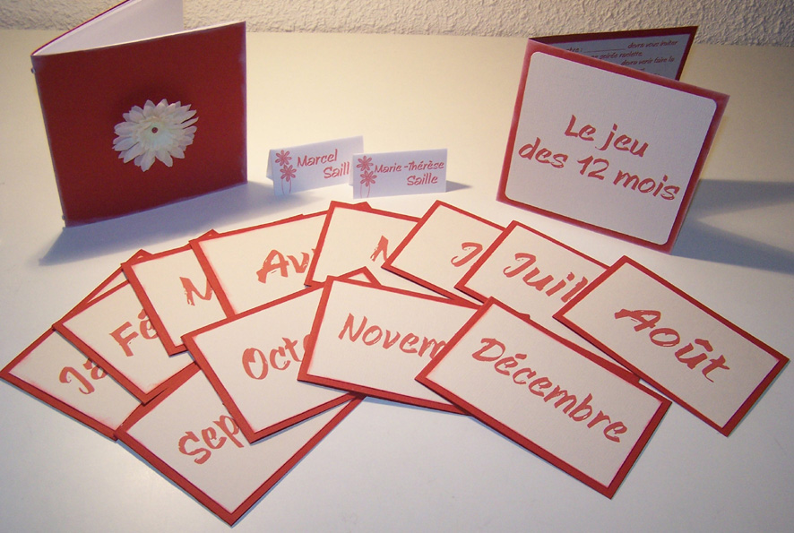 Créations pour les 30 ans de mariage de mes parents