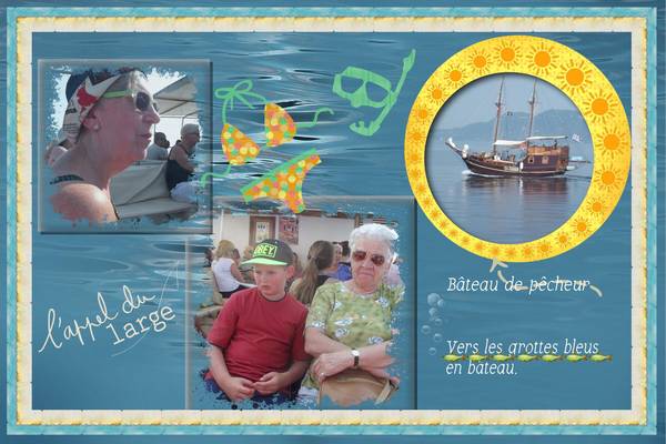 Croisière vers les grottes bleus