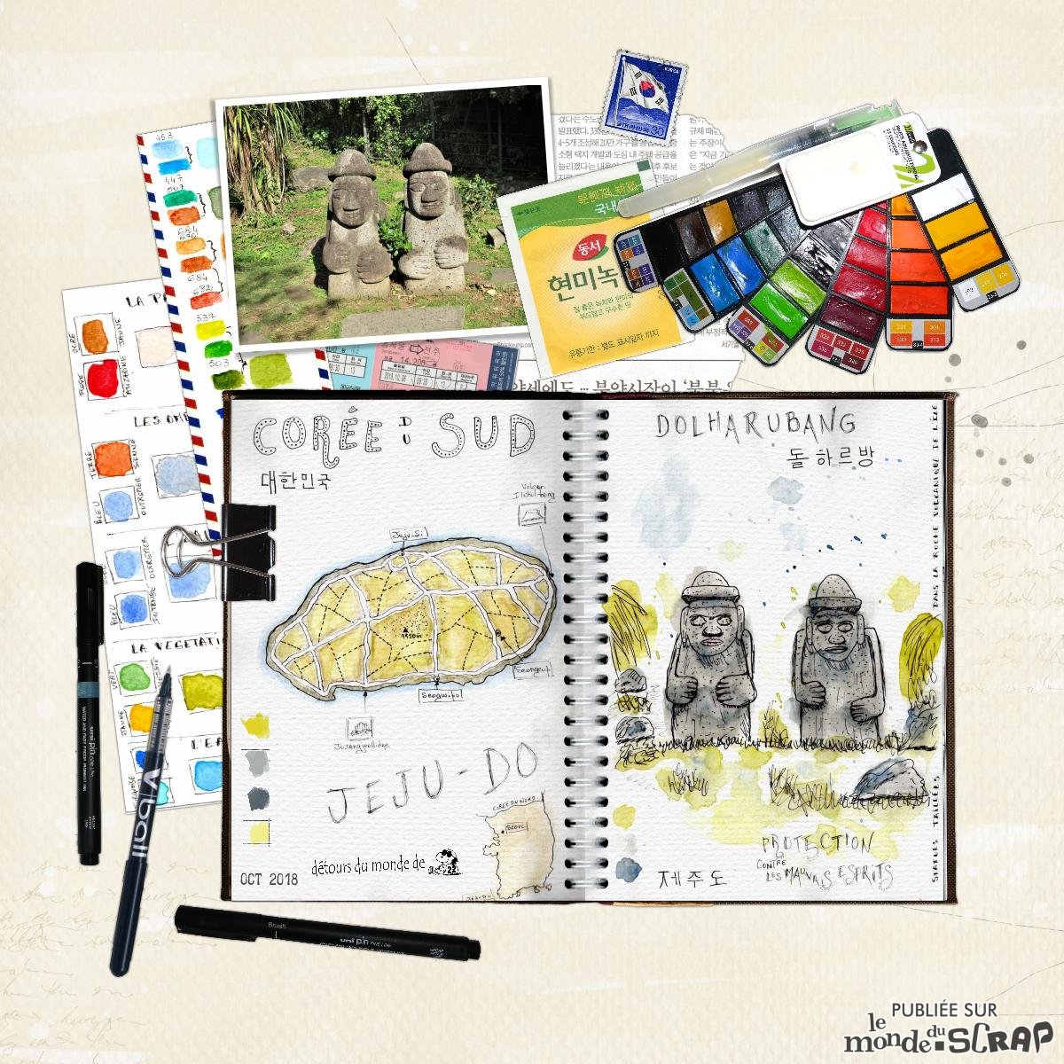 Croquis Corée Dolharubang