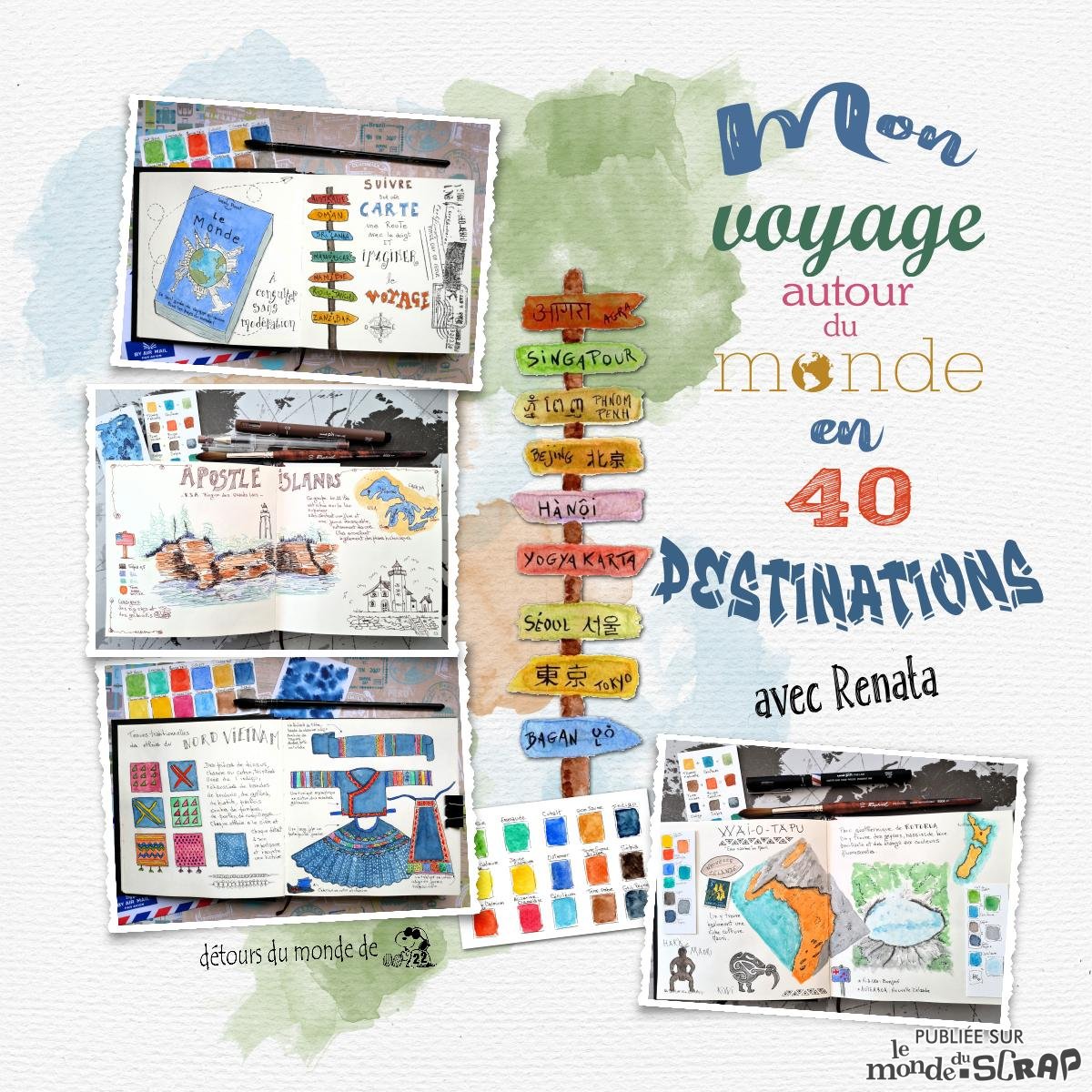 Croquis Tour du Monde