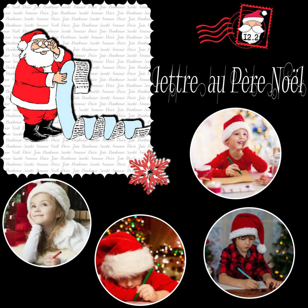 défi Noël 8 lettre au Père Noël