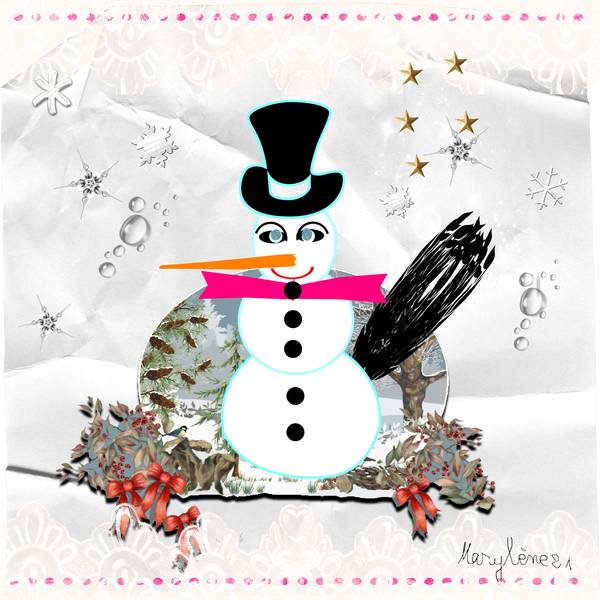 DÃ‰FI LAURETTE 51 - BONHOMME DE NEIGE